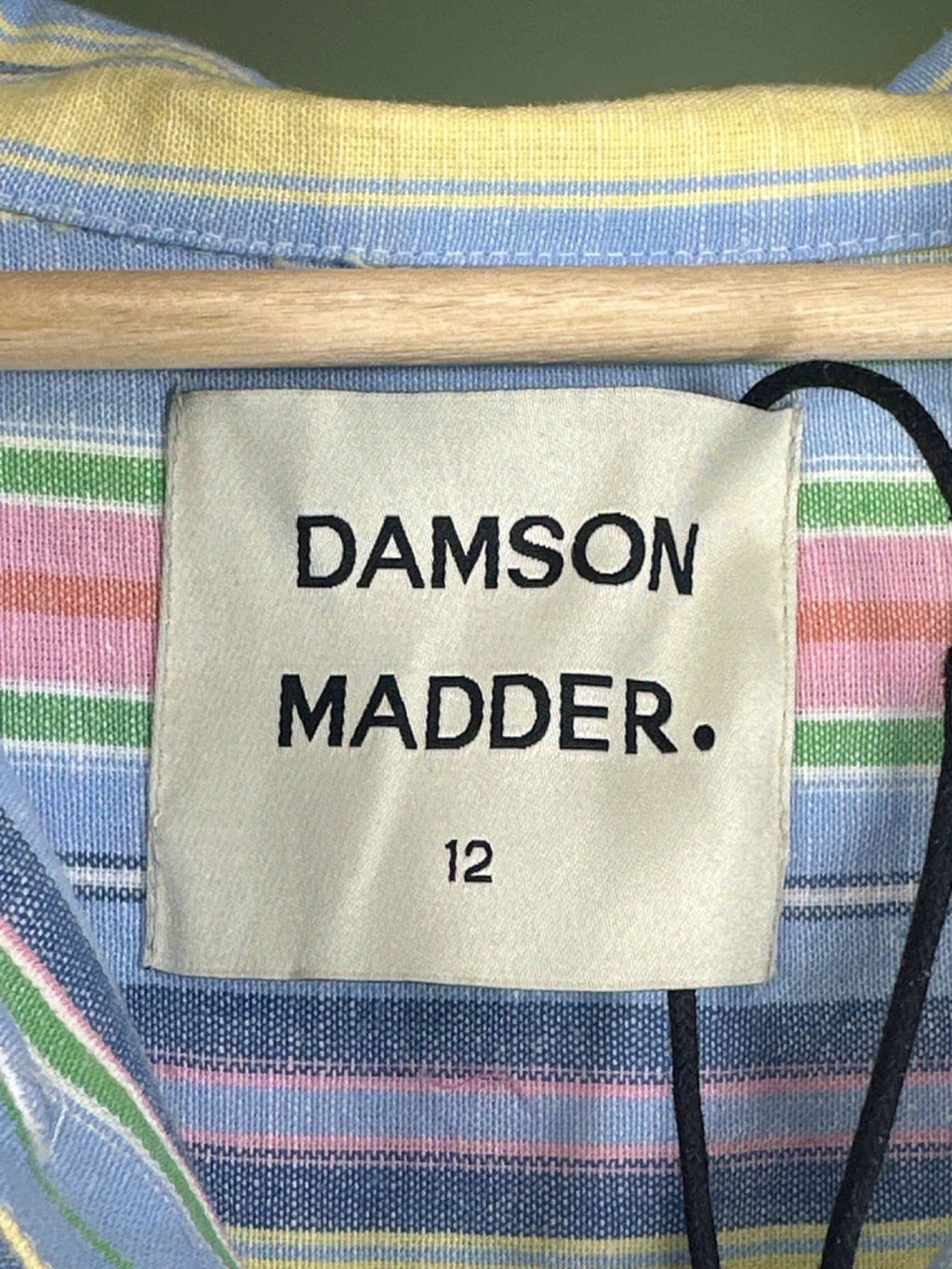Damson Madder Multicoloured Striped Shirt UK 12