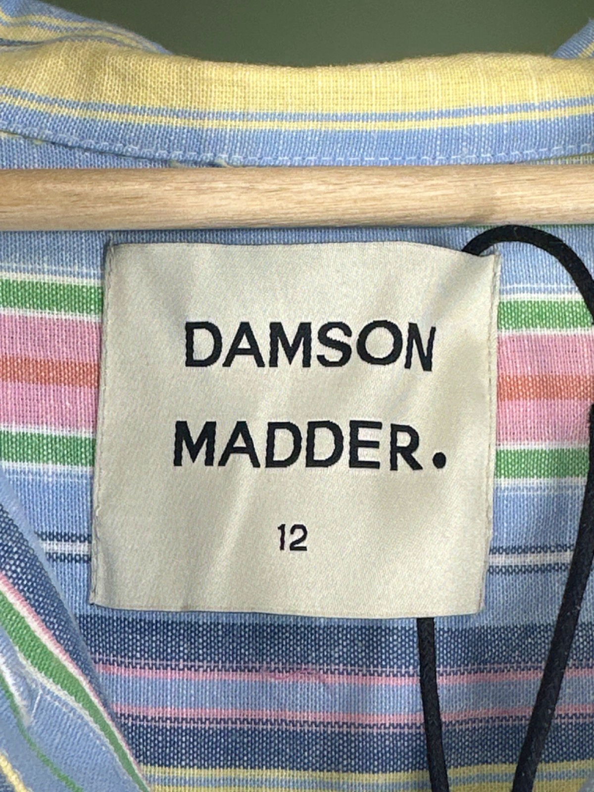Damson Madder Multicoloured Striped Shirt UK 12