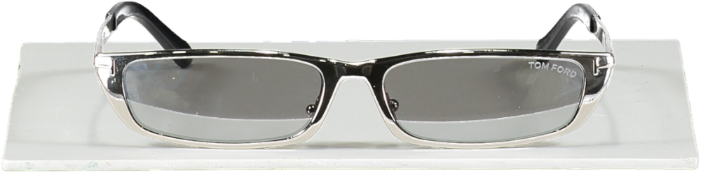 Tom Ford Metallic Silver Everett Tf1059 16c Sunglasses In Case