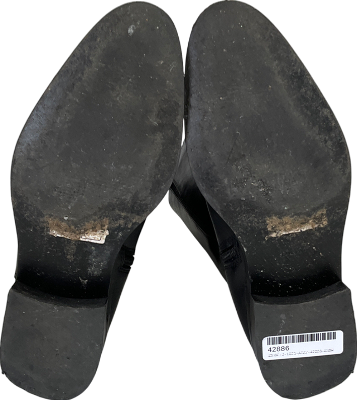 Dune Taylyn - Black Riding Boots With Signature Buckle Detail UK 5 EU 38 👠