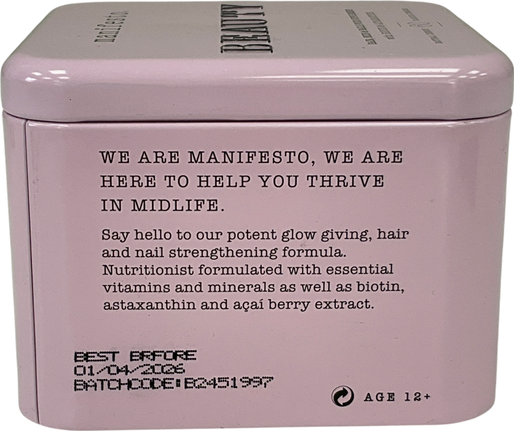 manifesto Beauty Gummies 60Gummies