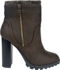 Justfab Madalena Brown Boots UK 4.5 EU 37.5 👠