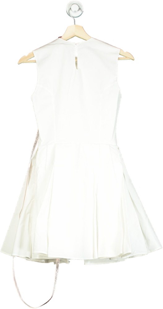 House of CB White Claretta Dress UK XS