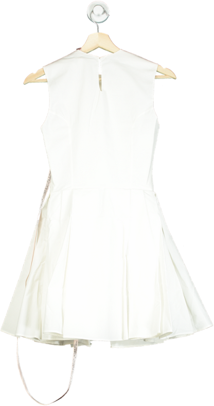 House of CB White Claretta Dress UK XS