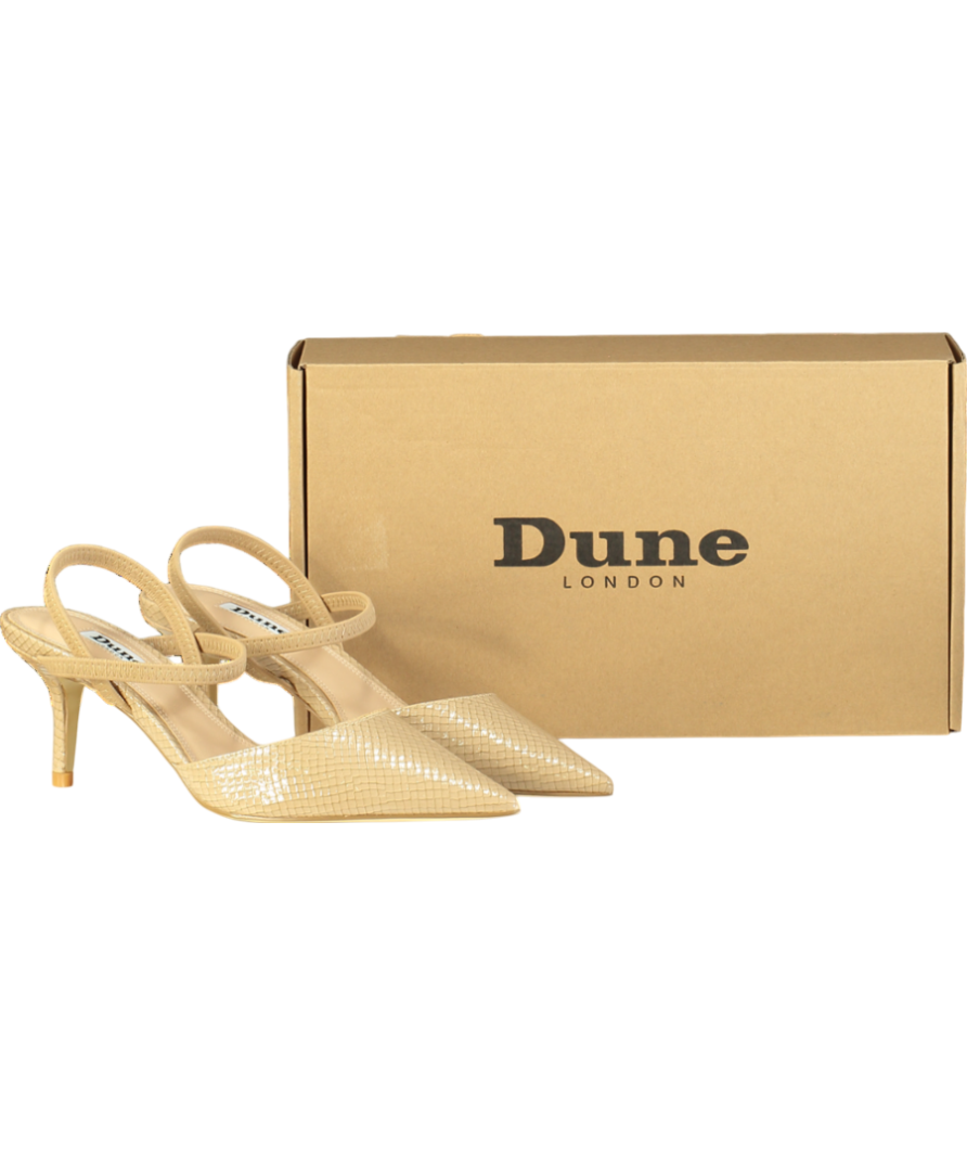 Dune Beige Stiletto Heeled Courts UK 5 EU 38 👠