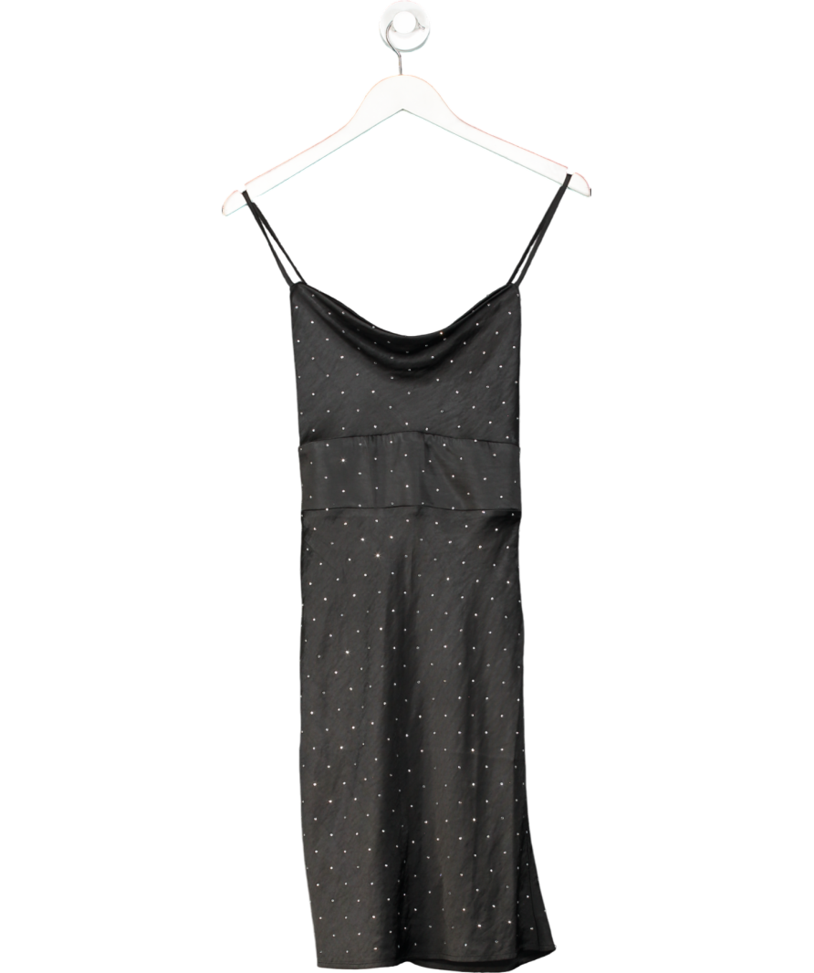 WRSTBHVR Mira Dress Black Crystal UK 10