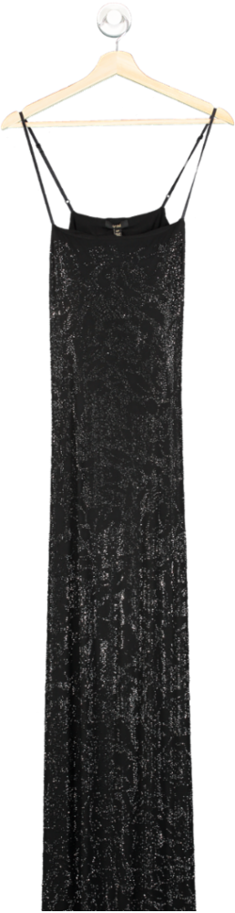 AFRM Black Glitter Maxi Dress SZ S