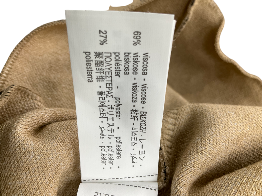 ZARA Brown Leopard Print Top UK M