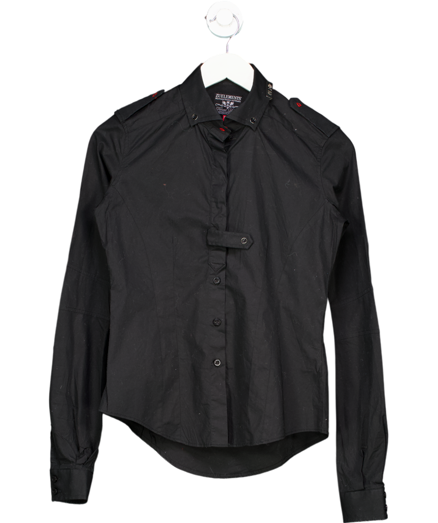 Zuelements Black Vinatahe Style Top UK S