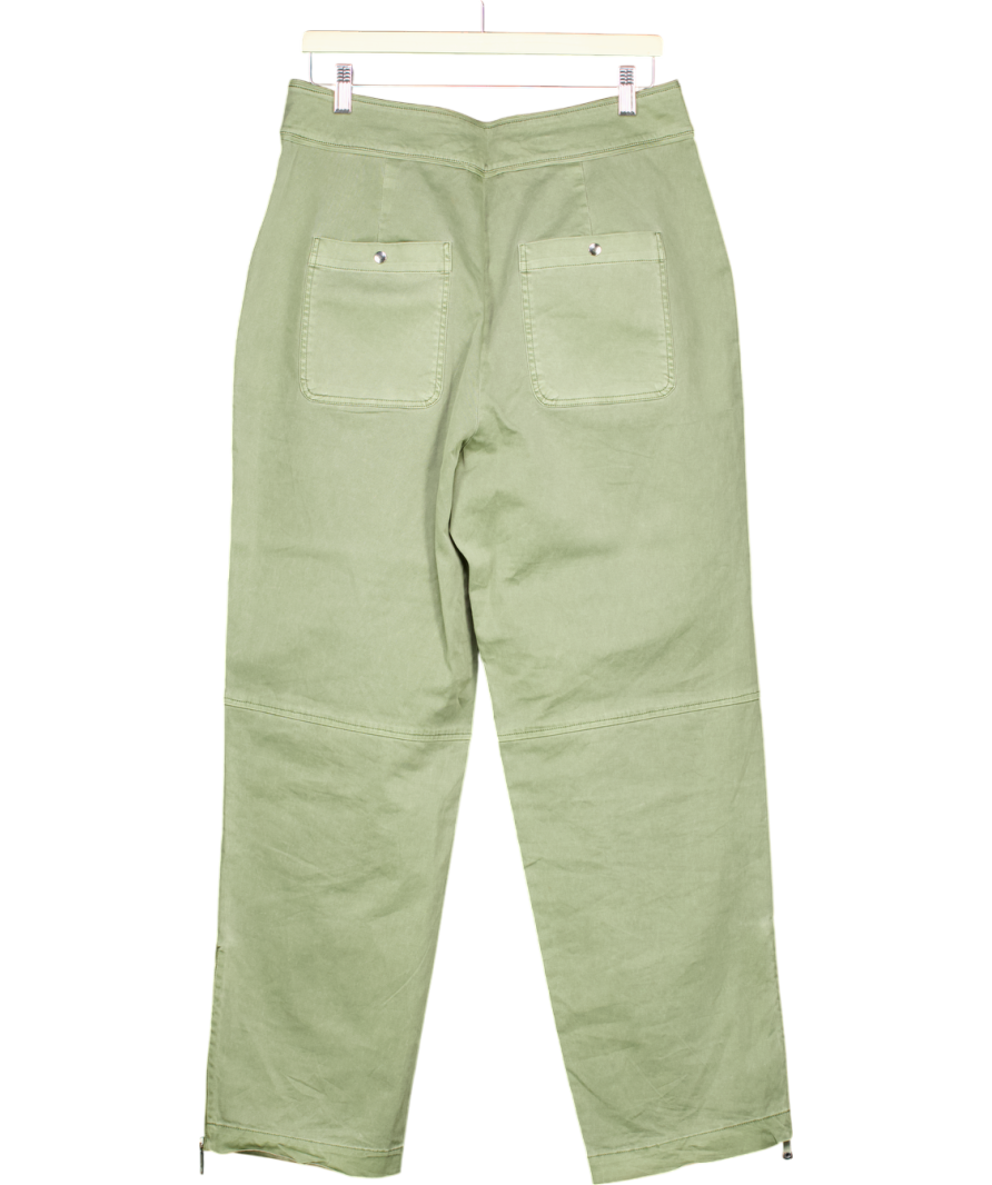 Third Form Green Straight Leg Zip Jeans UK 10