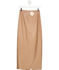 Camila Coelho Beige Bruna Maxi Skirt UK XS