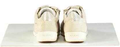 Geox Beige / Gold Lightweight Mira Trainers EU 36 UK 3