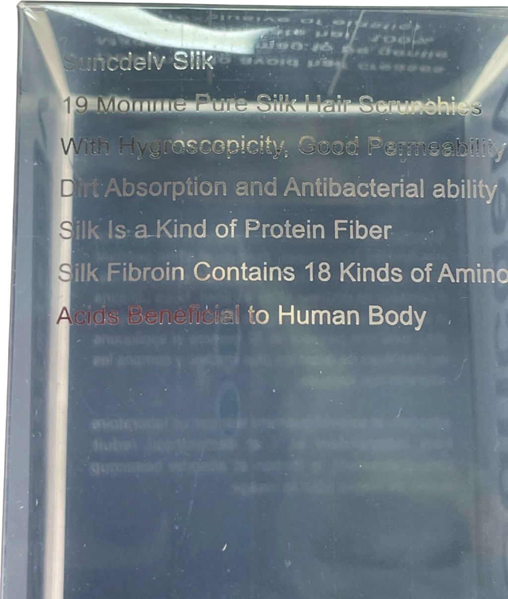 .Silk Black Pure 100% Silk Hair Scrunchies Set of 3