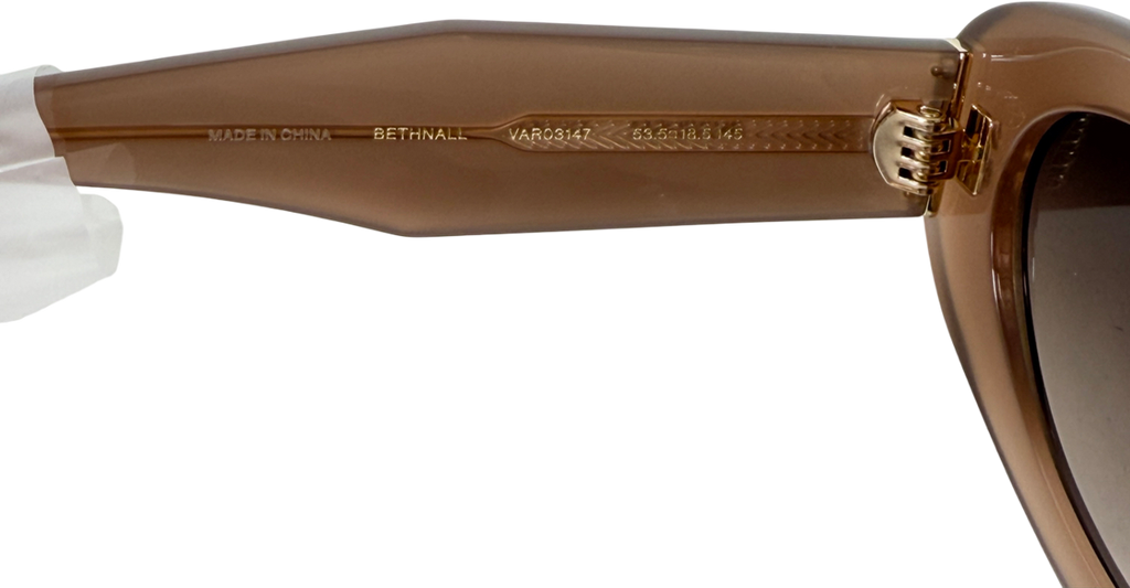Varley Brown Bethnall Oval Sunglasses Cocoa Taupe