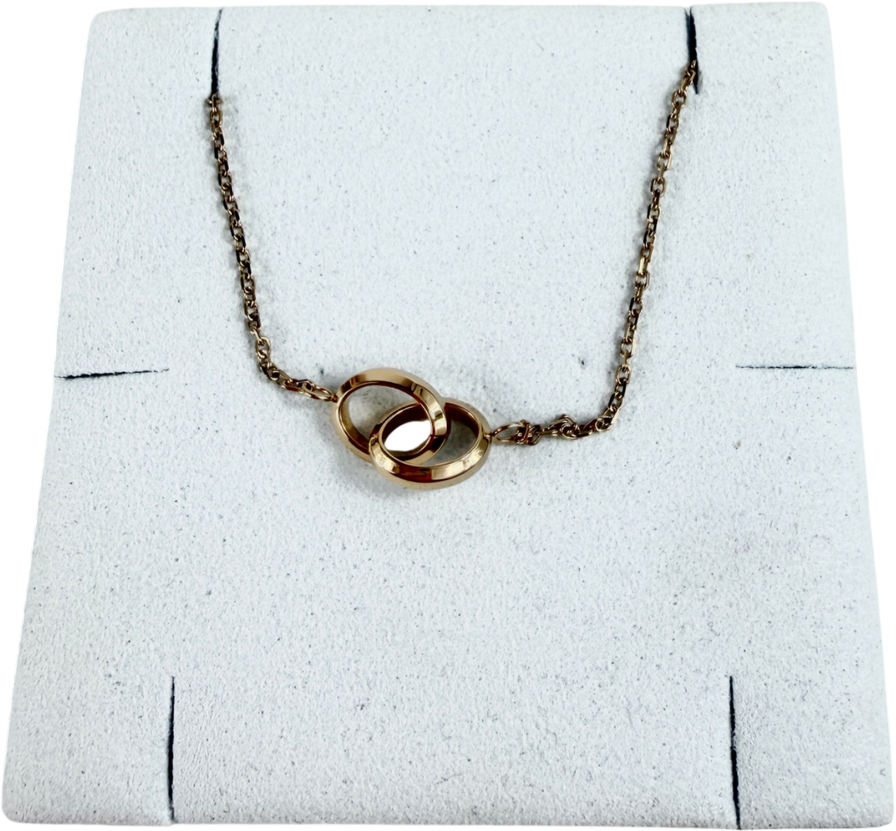 D.Louise Metallic Linked Necklace