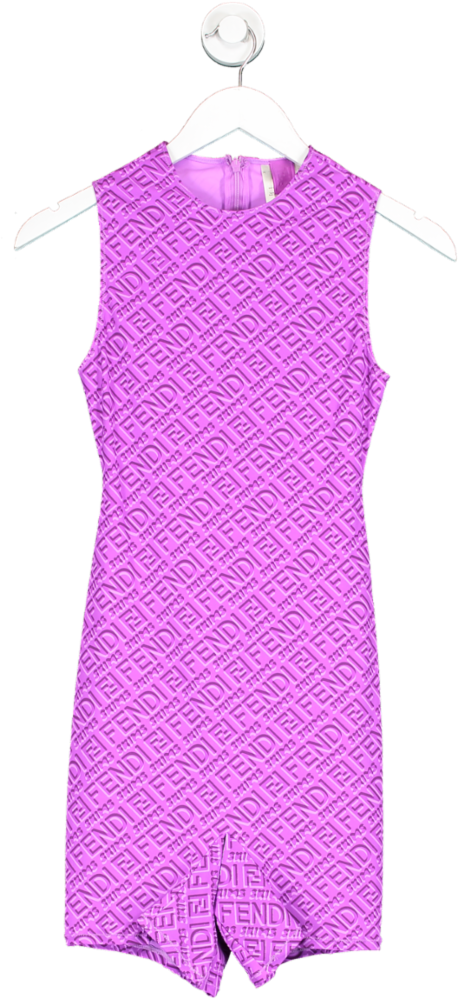 Fendi Skims Purple Sleeveless Bodysuit UK S