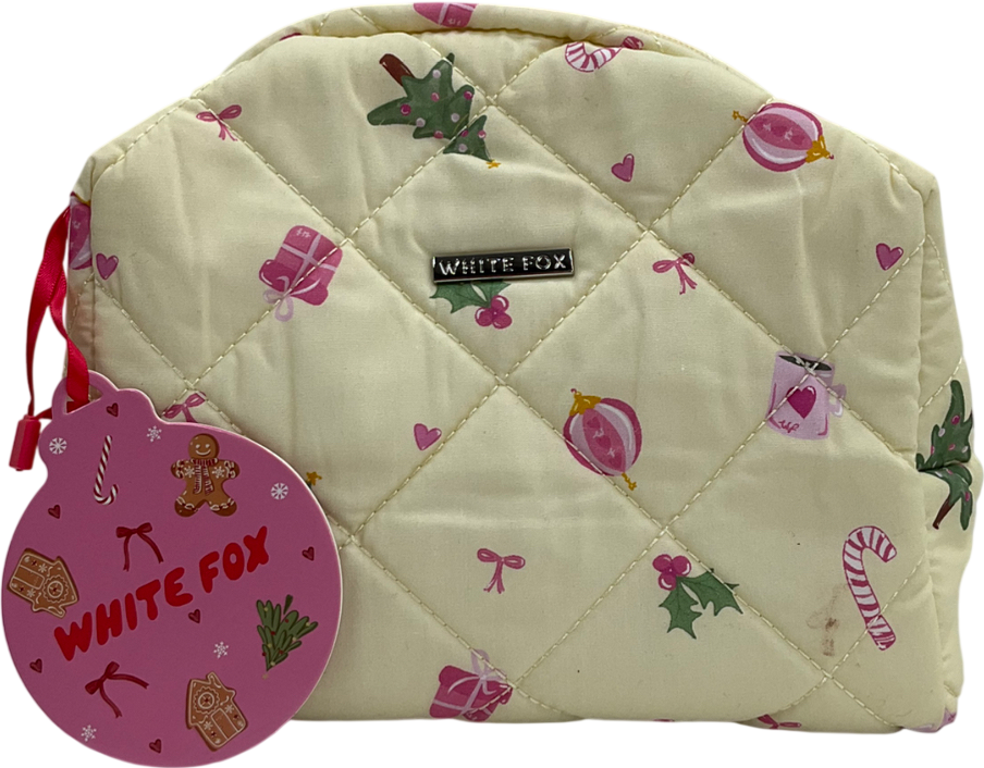 White Fox White Getting Ready Cosmetic Bag One Size