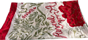 Orebella Red Signature Scarf One Size