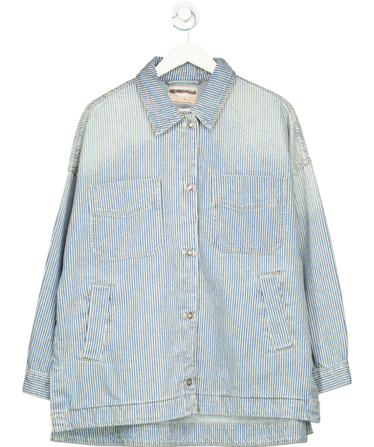 Free People Blue Madison City Railroad Jacket UK M