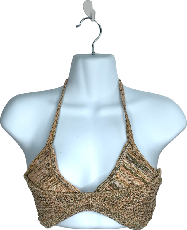 Ruve Multicoloured Devu - Double Layers Crossed Bra top UK XS