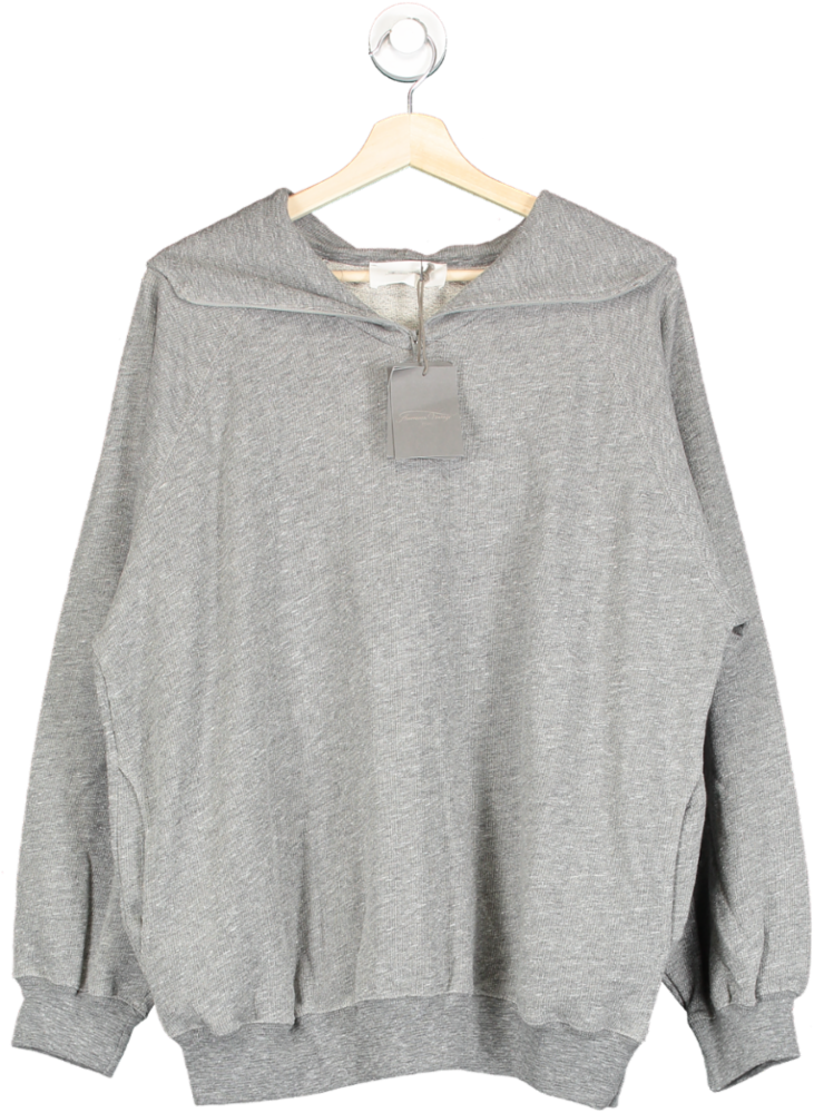 American Vintage Grey Hooded Sweatshirt M/L