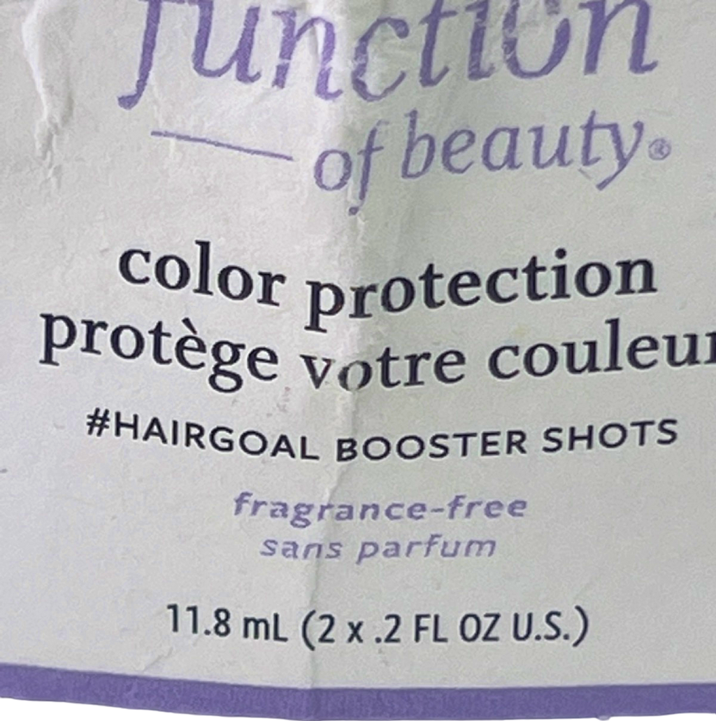 Function of Beauty Color Protection #Hairgoal Booster Shots 11.8 ml
