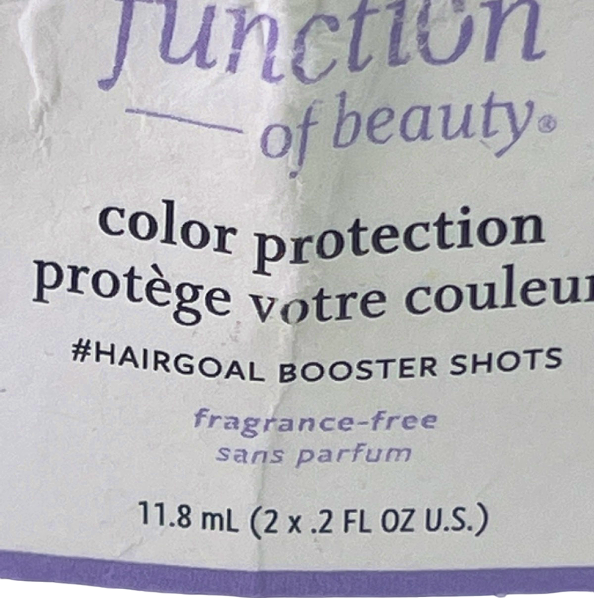 Function of Beauty Color Protection #Hairgoal Booster Shots 11.8 ml