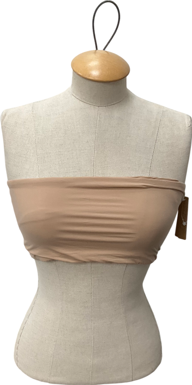 SKIMS Beige Fits Everybody Bandeau Bra -Clay UK L