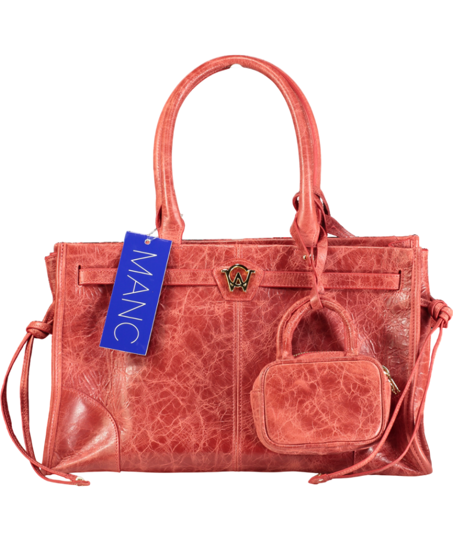 Manc Red Zou Zou Handbag One Size