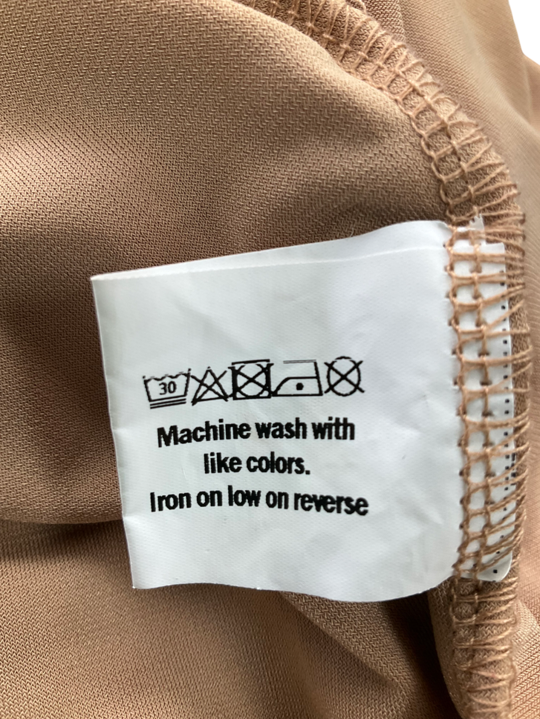 Amazing London Beige Long Sleeve Top UK S/M