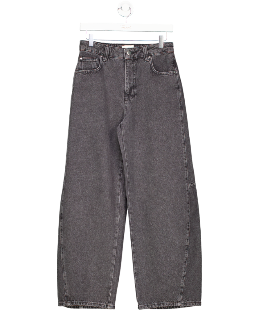 Hush Bree Horseshoe Barrel Leg Jeans, Washed Black UK 6