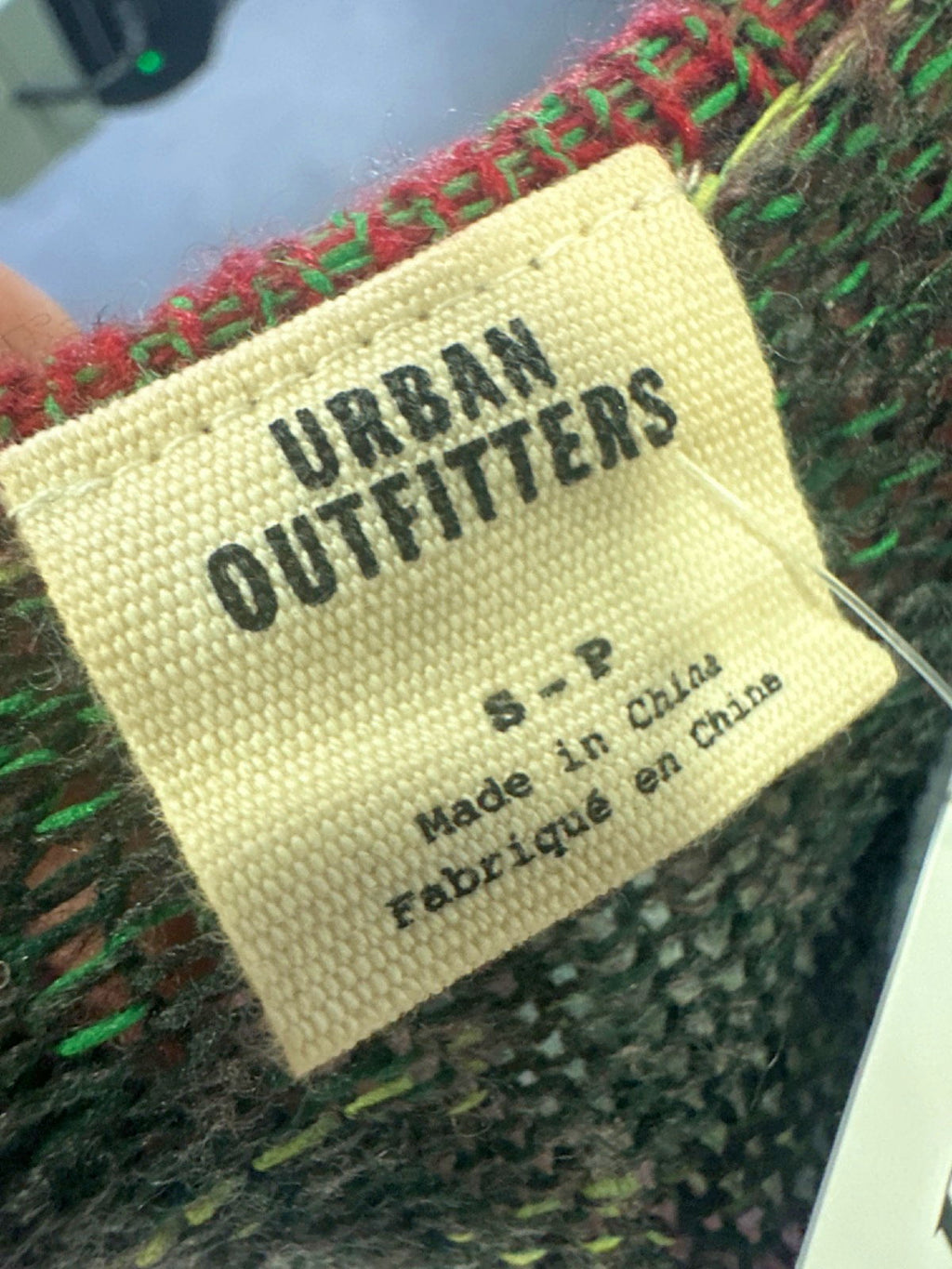 Urban Outfitters Multicolour Knitted Cropped Jumper UK S