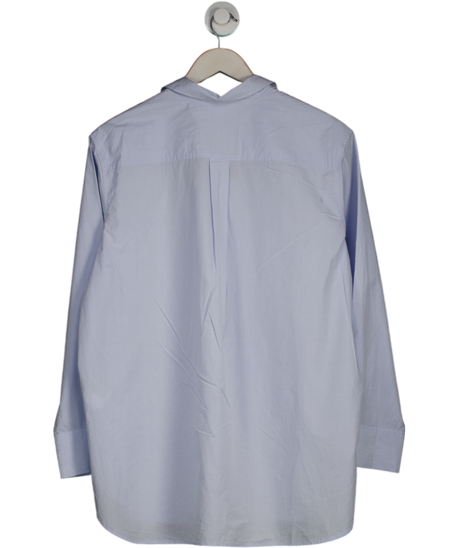 H&M Light Blue Cotton Poplin Oversied Shirt UK S