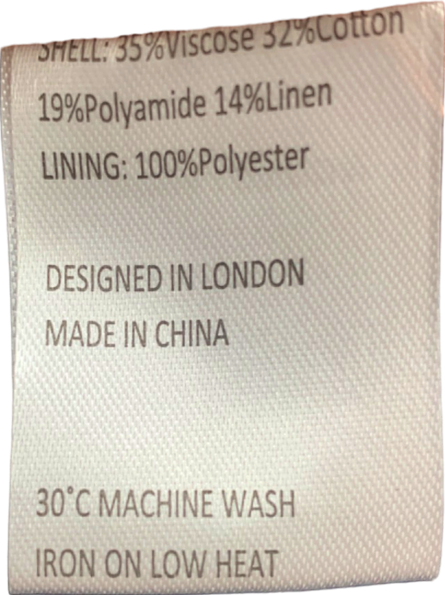 Jovonna Coral AVEENA Pink MIDI Skirt UK L