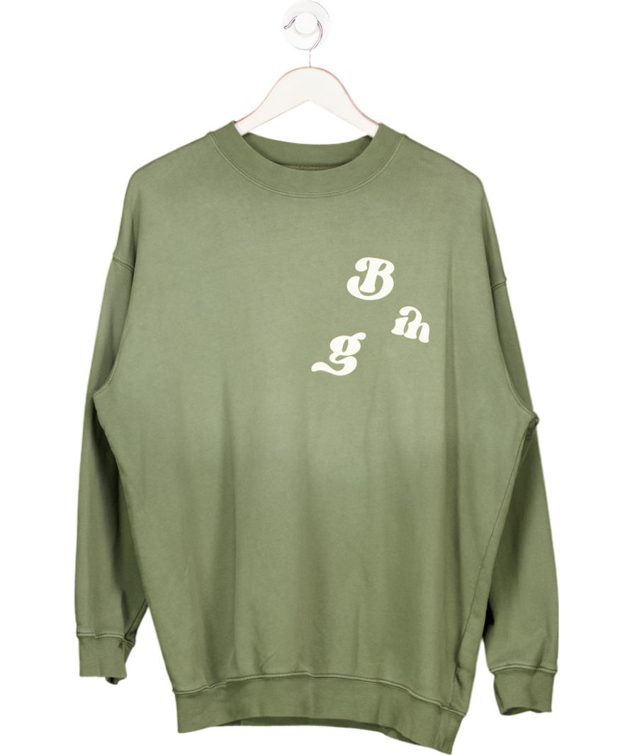 Anine Bing Green Cody Sweatshirt Vintage - Dusty Olive UK S