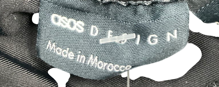 ASOS Slinky Cut Out Maxi Dress In Black UK 6