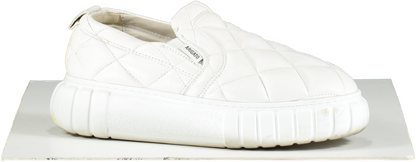 AXEL ARIGATO White Haze Quilted leather Slip On platform Trainers UK 6 EU 39 👠