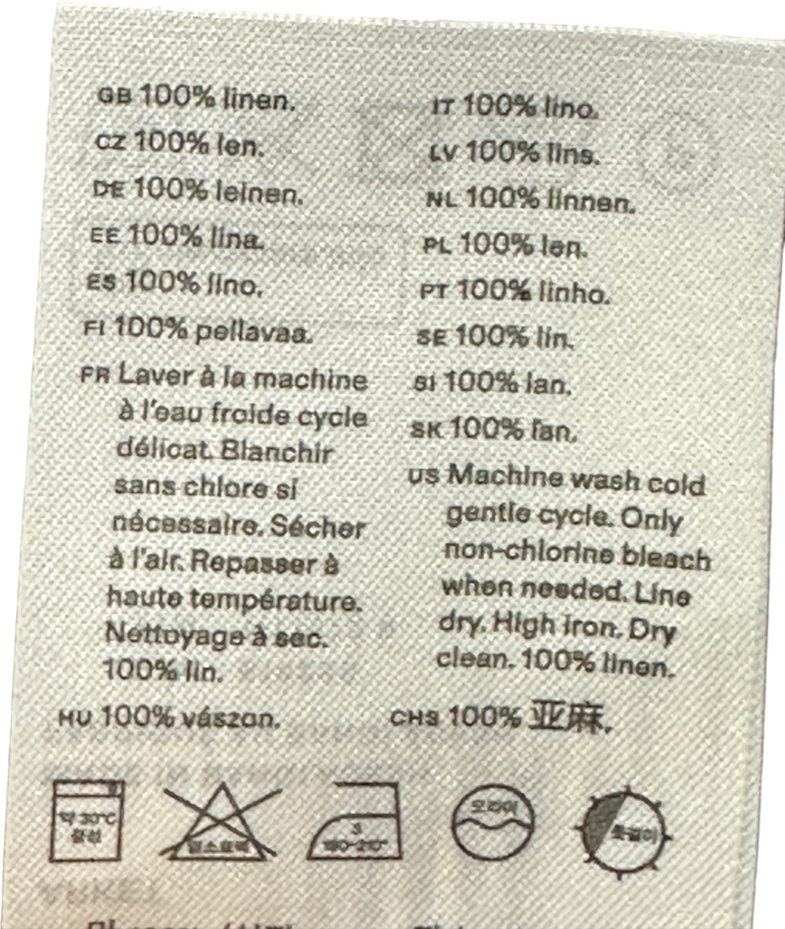 Arket Brown Linen Shirt and Shorts Set UK S