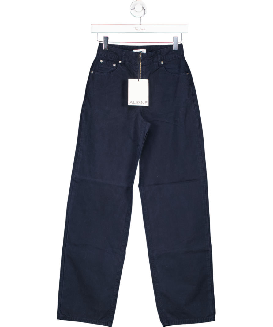 Aligne Blue Nyah Straight Leg Trouser W24