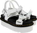 Dr Martens White Kimber Logo Webbing Strap Sandals UK 6 EU 39 👠