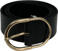 ASOS Black Faux Wide Leather Belt UK S/M