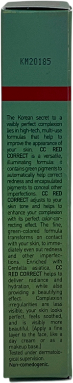 Erborian Cc Red Correct - Colour Correcting Anti-redness Cream With Soothing Effect Spf25 Travel Size 15ml