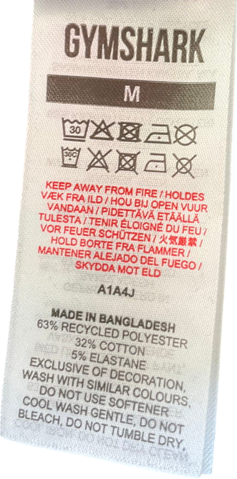 gymshark Black Rest Day Sweat Shorts UK M