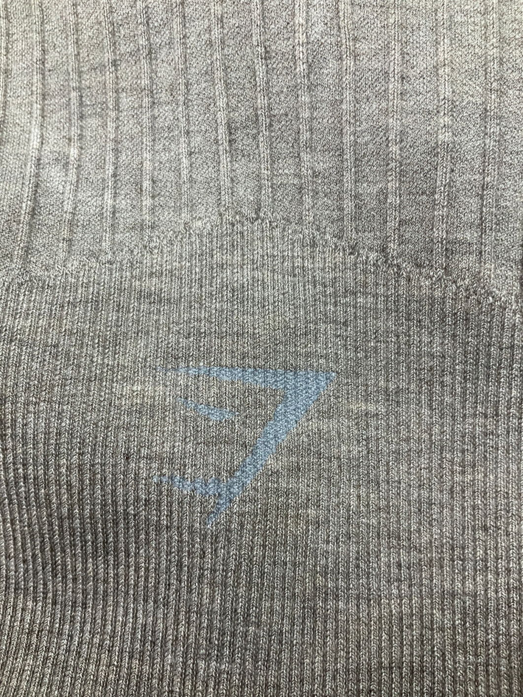 gymshark Beige Luxe Seamless Crop Top UK S