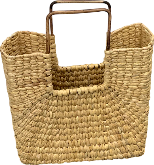 Hatattack Beige Cami Square Frame Tote One Size