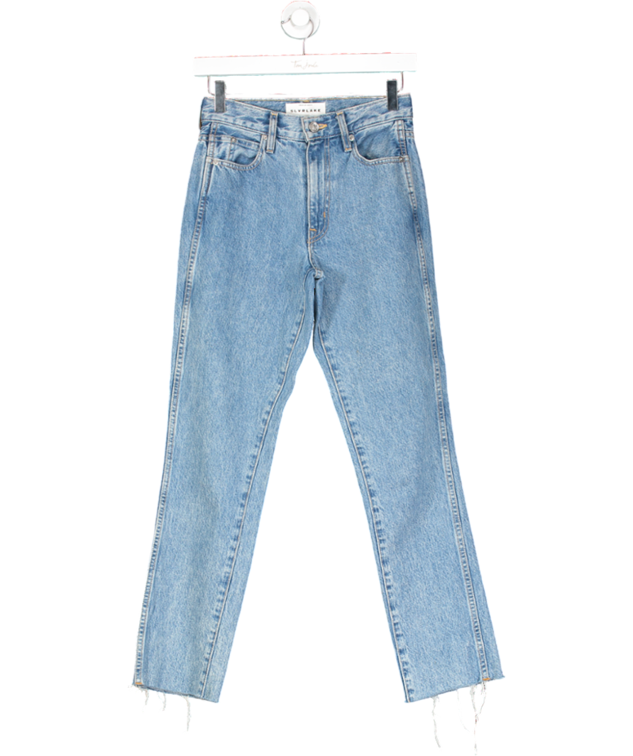 Silverlake Blue High Rise Straight Leg Jean W23
