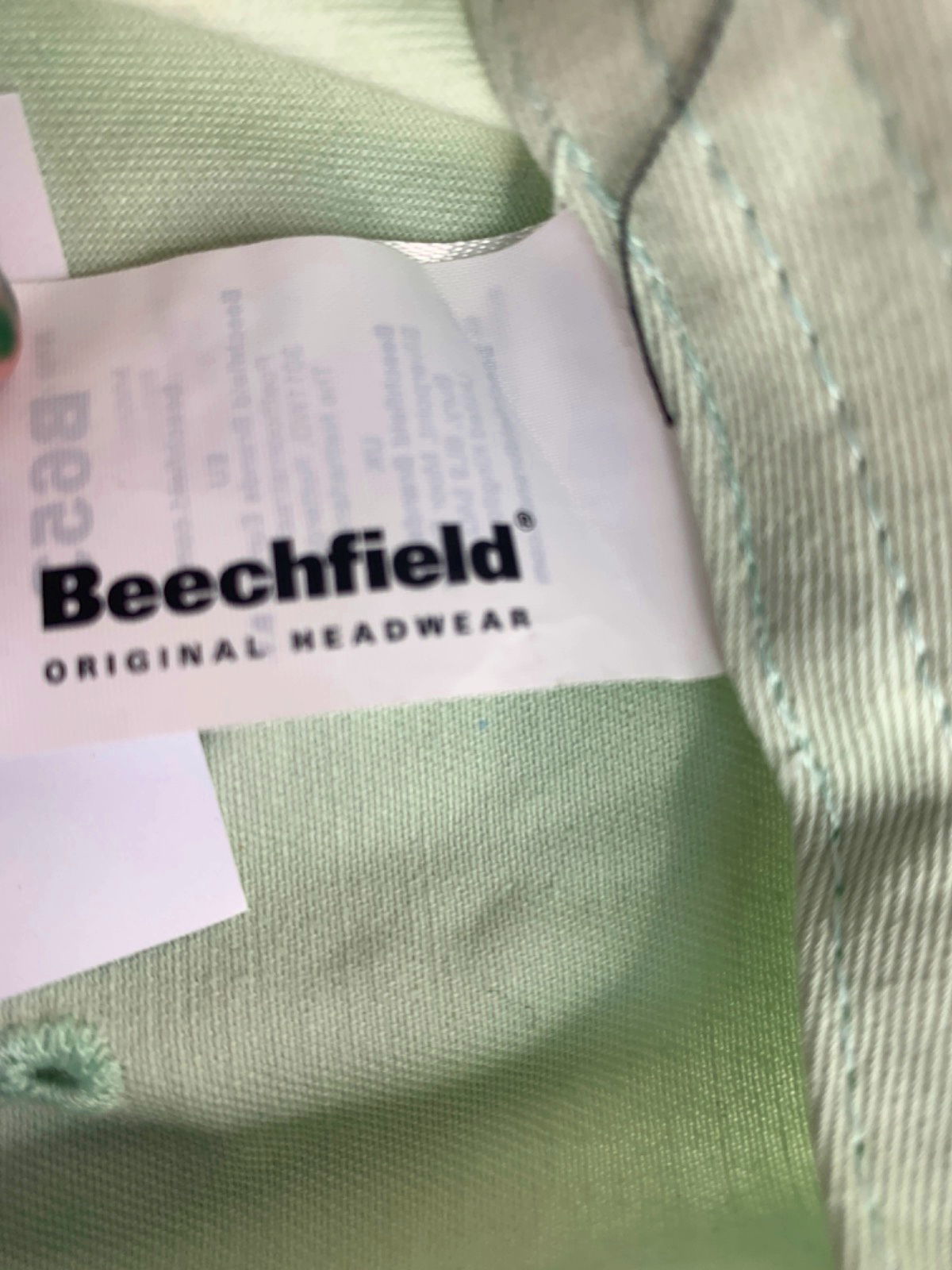 SOHO FARMHOUSE Beechfield Mint Green Classic Cap One Size