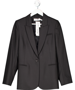Cefinn Black Jamie Wool Blend Blazer UK 12