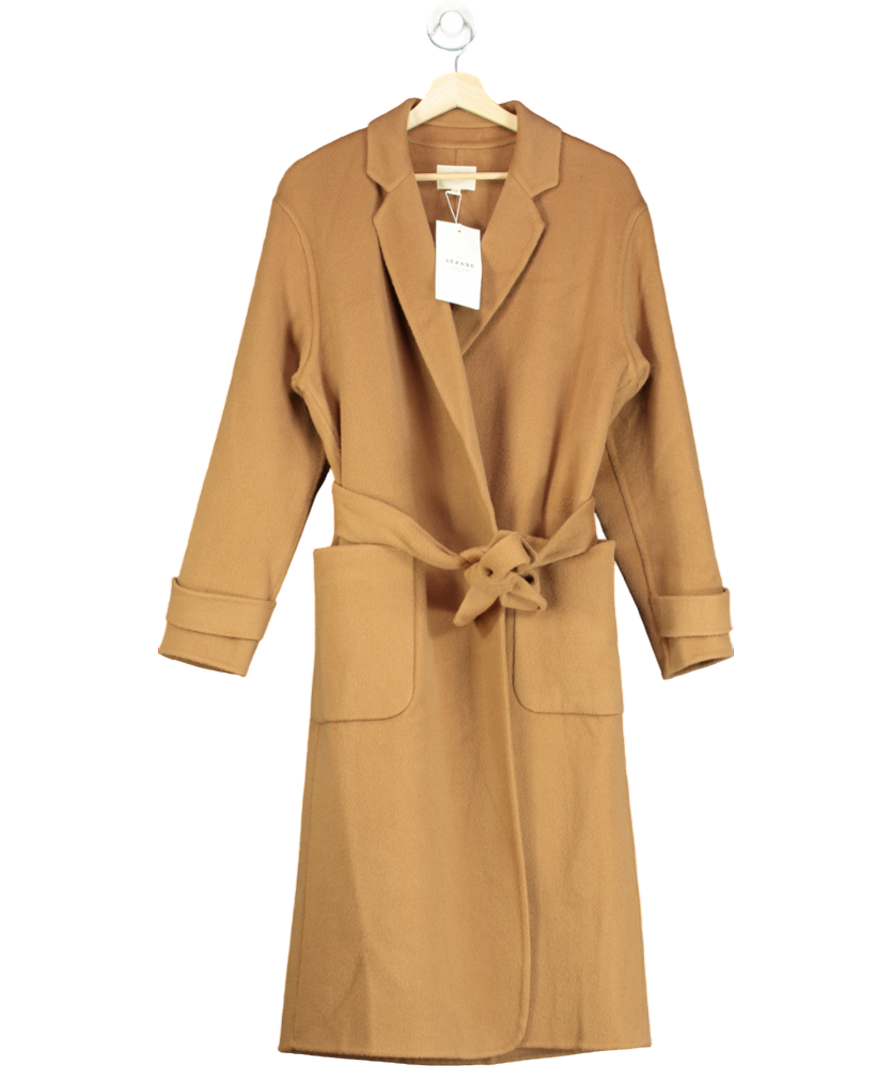 Sezane Brown Mederick Coat UK M