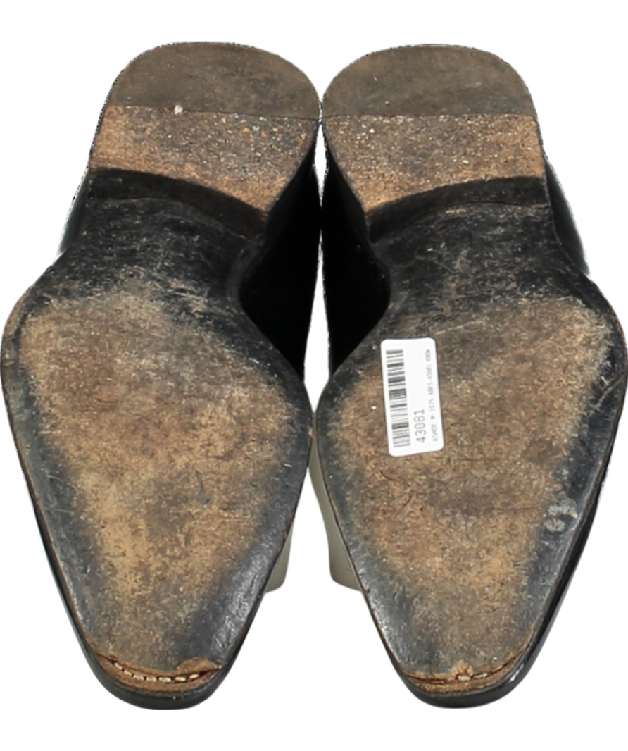 Christian Dior Black Patent Lace Up Oxford Shoe UK 7 EU 41 👞